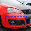 Golf5 GTI 2006-2009 Carbon Fiber Front Bumper Fog Light Cover