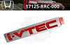 Honda Civic FD2 Intake Manifold Cover Emblem (2006-2011)