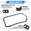 Honda Civic Del Sol S SI (1996-1997) Rubber Black Oil Pan Gasket