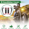 Motorcycle Hand Grips Cover Handlebar End Grips Side Diamond Pattern