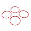 Toyota Tacoma Red AC Outer Vent Trim Covers (2016-2022)