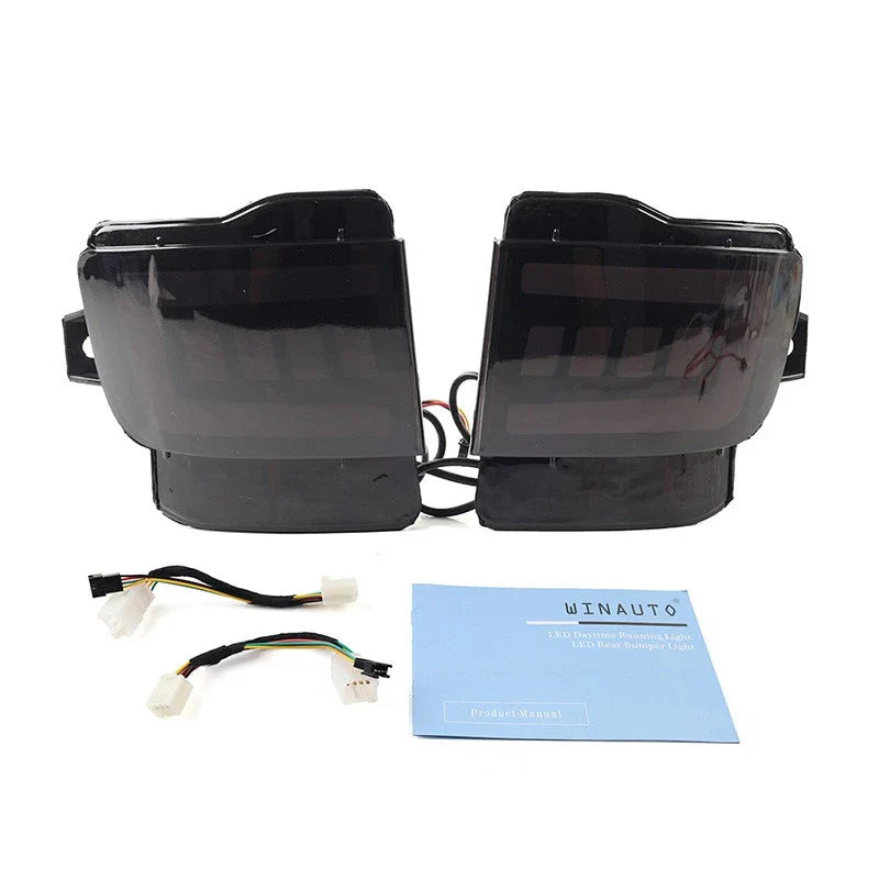 Toyota Land Cruiser LC200 Rear Bumper DRL Turn Signal Brake Lamps (16-21)