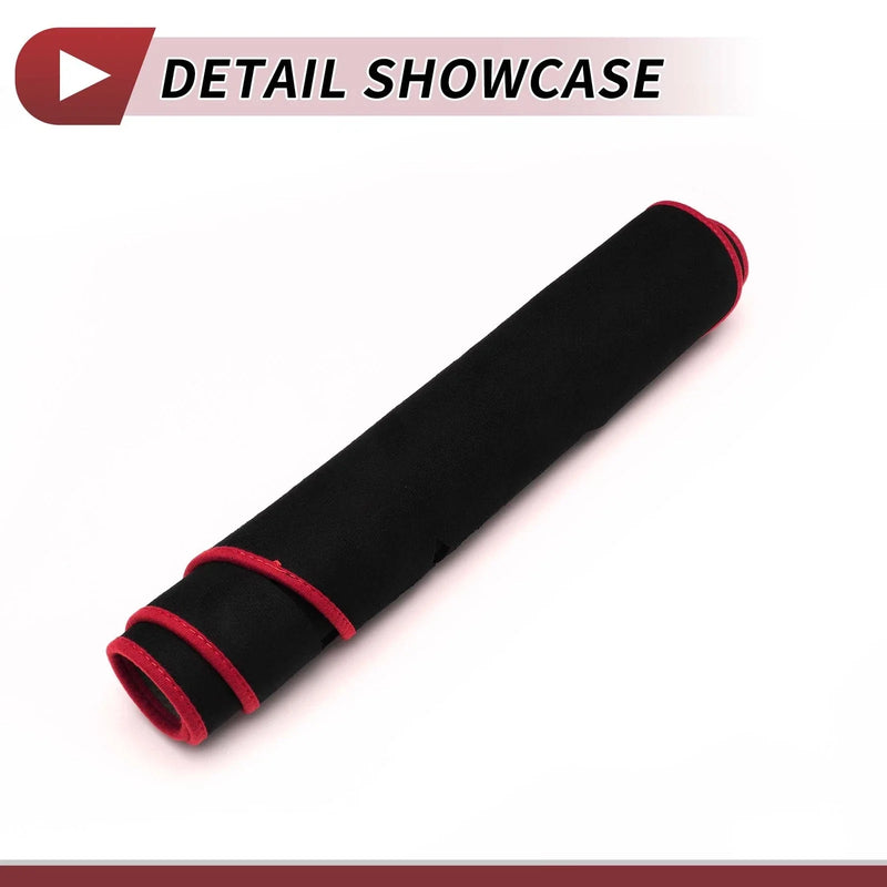 Nissan 40 Series B44A (2020-2024) Black Red Dashboard Cover Mat