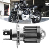 H4 LED 6000lm Motorcycle Headlight Bulbs Dual Color Hi/Lo Fog IP68 UK