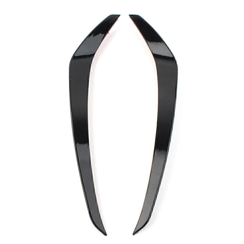VW Golf Glossy Black Front Bumper Side Air Vent Trim (2013-2016)
