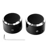 Harley Electra Road Glide Sportster Black Front Axle Nut Covers