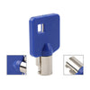 Harley Touring Dyna Softail Uncut Blade Blank Ignition Key Blue