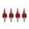 Harley Touring Road Glide 4 x Windscreen Screw Bolts Red Spike (1998-2025)