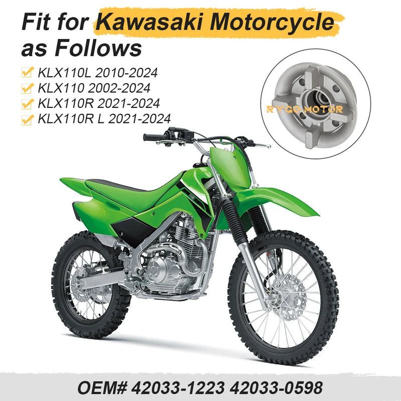 Kawasaki KLX110 KLX110L Rear Hub Coupling Assembly (2002–2024)