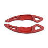 VW Golf 7, Polo Carbon Fiber Red Steering Wheel Paddle Shifter Extensions (2013-2023)