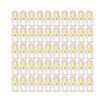 Cars 50 x T10 194 168 W5W COB LED Auto License Plate Dome Map Light Bulbs