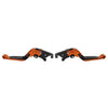 Yamaha FJR 1300, XJR1300 CNC Orange Extendable Brake Clutch Levers (2004-2020)