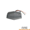 Harley Honda LED Brake Tail Light Assembly w/Gray Lens (Universal)