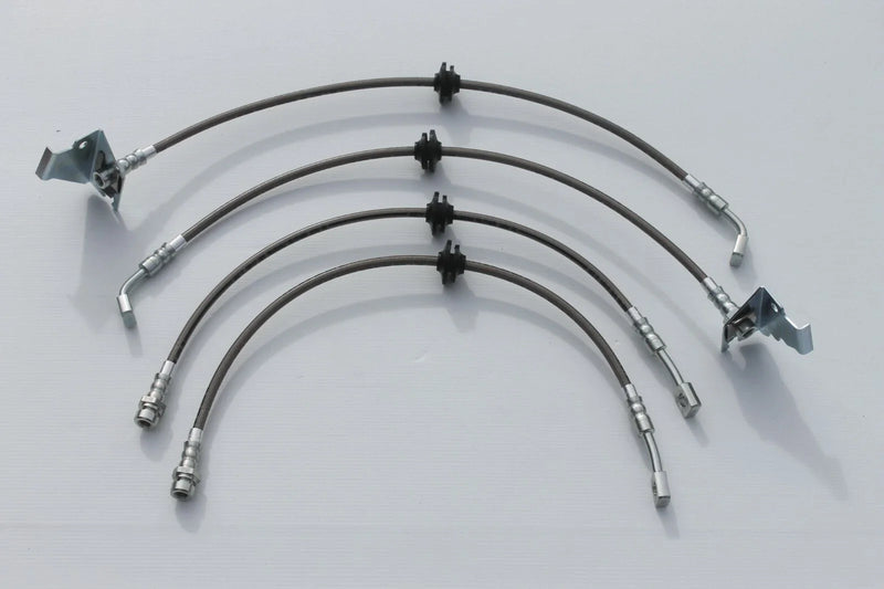 VE Commodore Braided Stainless Steel Brake Hose Set (2006-2009)