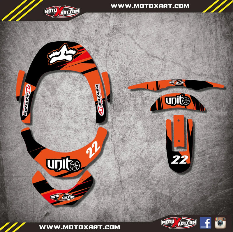 DIGGER STYLE Neck Brace Graphics Decals