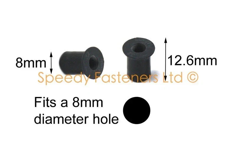 Aprilia RSVR Wind Screen Bolts 10x Stainless Steel Rubber Well Nuts