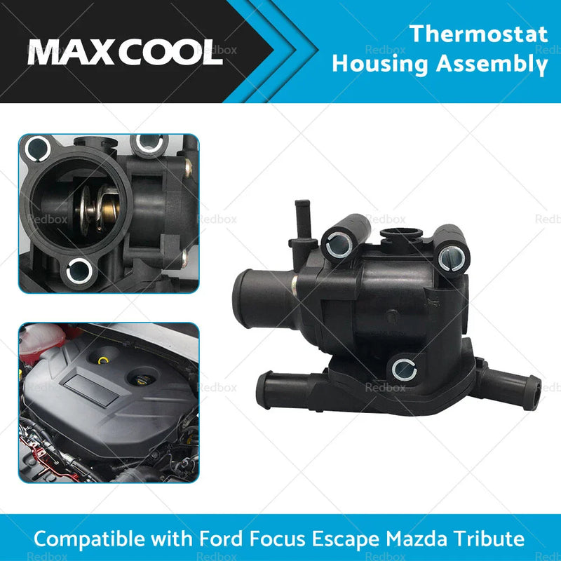 Ford Focus, Escape, Mazda Thermostat Housing Assembly (2000-2012)