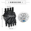 Chevrolet Ignition Distributor Set 2 x Cap & Rotor Kit