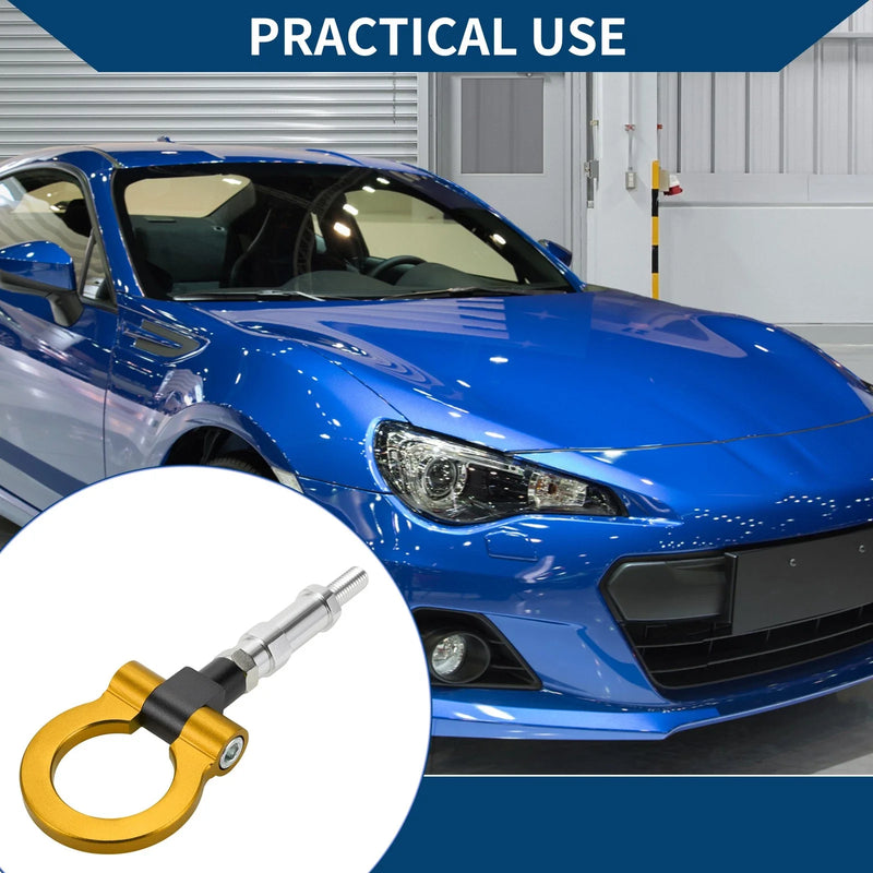 Honda S2000 (2000-2009) - Metal, Golden, 1 x Piece Tow Hook Ring 20.4cm