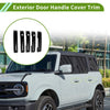 Ford Bronco (2021-2025) Gloss Black ABS 1 Set Exterior Door Handle Cover Trim