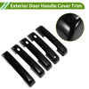 Ford Bronco (2021-2025) Gloss Black ABS 1 Set Exterior Door Handle Cover Trim