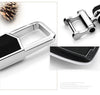 Benz E Class E200 E300 Black Leather Remote FOB Key Cover Bag fit