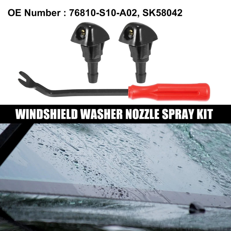 Honda CR-V 3 x Front Windshield Washer Nozzles (1999-2004)