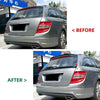 Benz C Class S204 Wagon Rear Spoiler Lip (2008-2014)