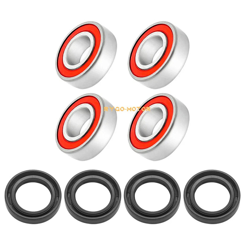 Honda FourTrax 200 TRX200 TRX200D Front Wheel Hub Bearings Seals (1990–1997)