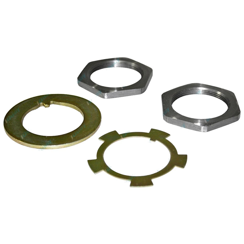 Landcruiser FJ60 HJ60 HJ61 Front Hub Axle Lock Nut & Washer Set (1980-1990)