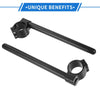 ATV Aluminum Alloy Black Pair / 1 Pair / Motorcycle Handlebar 43mm