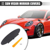 Porsche - Driver / Passenger Side, Black Sun Visor Vanity Mirror Cover