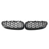 BMW E89 Z4 (2009-2016) Gloss Black 2 x Front Upper Bumper Mesh Grille
