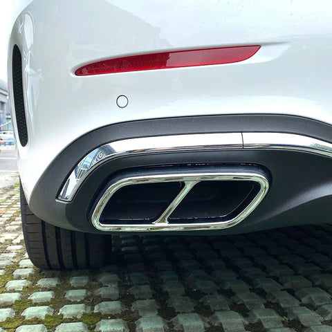 Mercedes-Benz C-Class W206 Chrome Exhaust Tip Trim Cover (2022–2025)