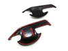 Isuzu D-Max 2 x Door Handle Bowls Black Matt (2016-2018)