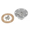 Universal Pop-Up Gas Cap Flush Mount Billet Fuel Filler Neck