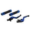 Honda CBR150R CBR250R Blue Extendable Brake Clutch Levers (2011-2017)