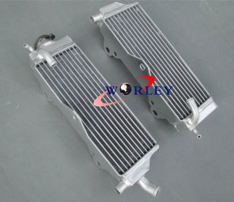 Honda CR500 CR500R Aluminum Radiator & Blue Hose (1989)
