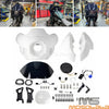 Harley Low Rider White Upper Lower Fairings w/7" Headlight & Mounts (2016-2023)