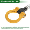 Ford Focus (1998-2025) Gold Tone Tow Hook 15.6mm Aluminum Alloy