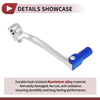 Honda CRF110F (2013-2018) Silver Blue Folding Shifter Lever