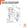 Toyota Hilux Ute RWD 2WD LN80 LN90 Throttle Control Cable (1989-1995)