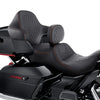 Harley Touring Road Glide Driver Passenger Seat Backrests Pads (2014-2023)