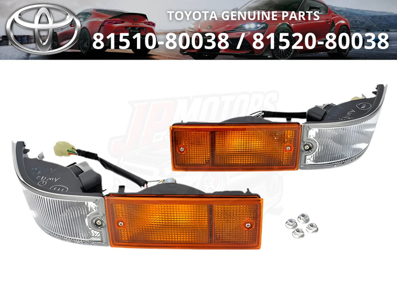 TOYOTA AE86 Trueno Kouki Front Turn Signal Indicator LR Set (1983–1987)