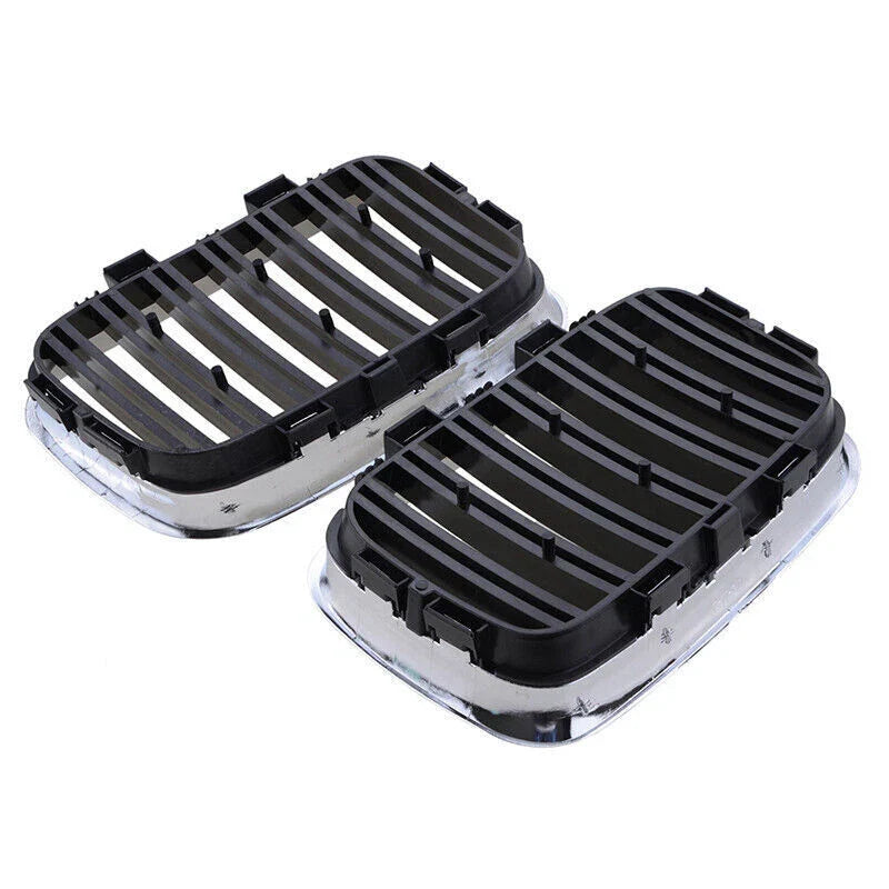 BMW E36 318i 325i M3 Chrome Front Kidney Grill Pair (1992-1996)