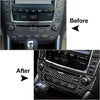 Lexus IS250 IS300 IS350 Carbon Fiber CD Switch Panel Trim (2006-2012)