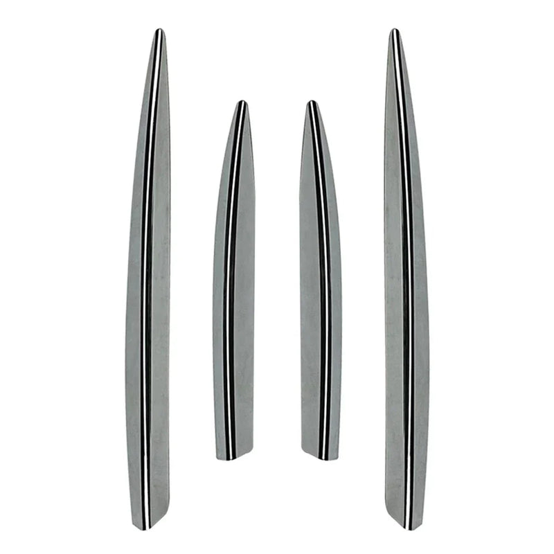 Mercedes Benz A Class Fog Light Strips Grille Cover Trim Chrome (2023)
