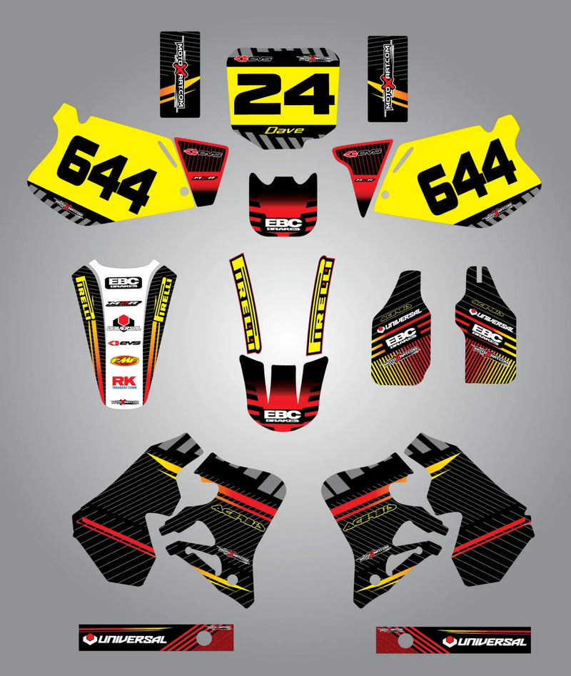 Honda CR 125 Full Custom Graphic Kit (1995-1997)