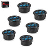 High Flow Air Filter Cover Cap ATV / UTV / Motorcycle Air Box Filter Vents 6pcs