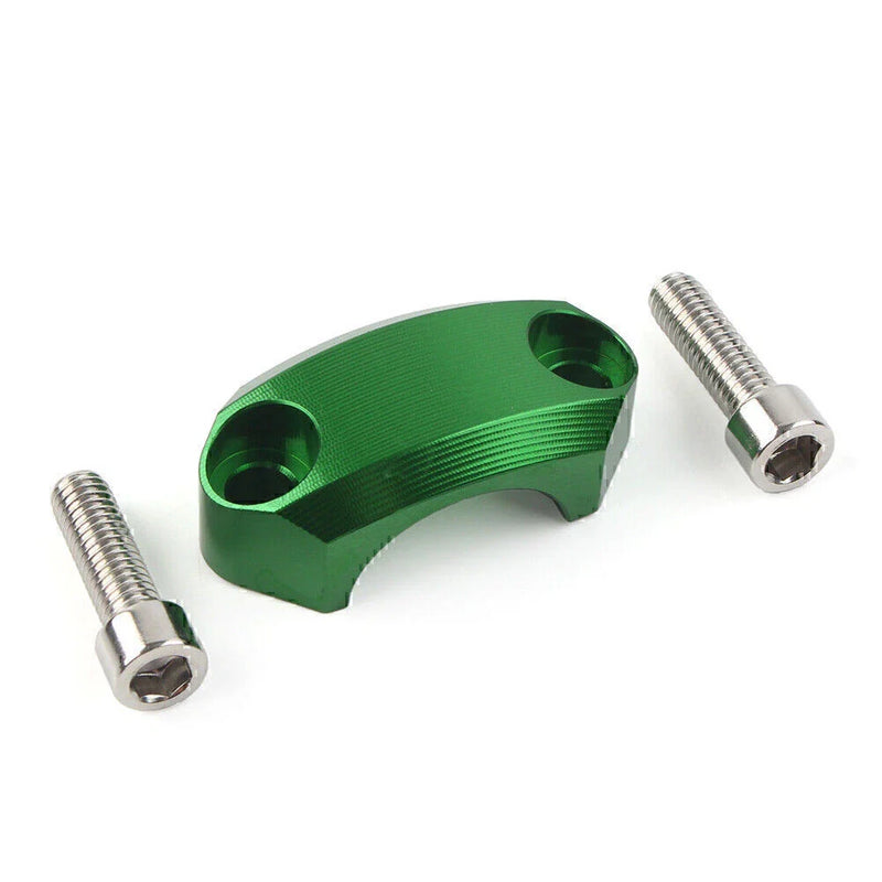 Motocross MX 22mm Master Cylinder Perch Clamp Cover Green